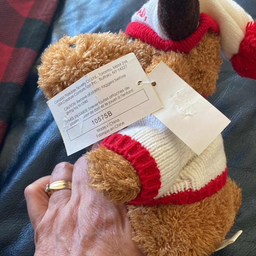 Canadian Moose Plush with Book - Picture 6 of 6